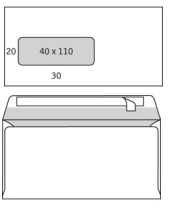 [ENV-A14] Omslag Am. ft. wit + strip M/V links (500) (017027)