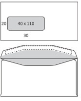 [ENV-A20] Omslag Am. ft. wit gegomd M/V links (500)